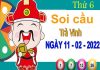 Thống kê XSTV ngày 11/2/2022