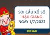 Thống kê lô VIP xổ số Hậu Giang ngày 1/7/2023 thứ 7 hôm nay