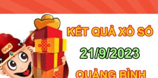 Soi cầu XSQB 21/9/2023 phân tích chốt số giờ vàng