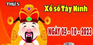 Thống kê XSTN ngày 5/10/2023 - Thống kê xổ số Tây Ninh thứ 5